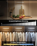 EZVALO 8" Under Cabinet Lighting, 2400mAh Rechargeable Motion Sensor Light - Image 4