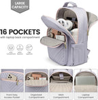 LOVEVOOK Laptop Backpack for Women 18.4 inch, Cute Womens Travel Backpack Purse - Image 3