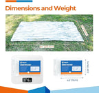 Emergency Blankets 4 Packs, Reusable Mylar Thermal Blankets - Image 3