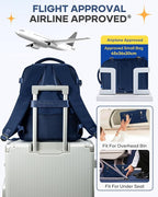 coofay Travel Backpack Carry on Flight Approved Carry on Backpack - Image 7
