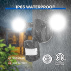SANSI 25W 3000LM Motion Sensor Outdoor Security Lights, 5000K Daylight - Image 5