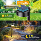 Ahaorigin 12 Pack Solar Pathway Lights Outdoor, 12 Brighter LED Solar Lights - Image 3