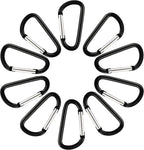 SWATOM Aluminum Carabiner Clip Snap Hook Keyring 1.5/1.9/2.2/2.4/2.8 Inch - Image 3