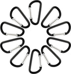 SWATOM Aluminum Carabiner Clip Snap Hook Keyring 1.5/1.9/2.2/2.4/2.8 Inch - Image 3