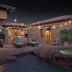 Feit Electric LED Solar Powered String Lights, Dusk-to-Dawn Sensor, 20ft - Image 4