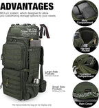 Mardingtop 75L Molle Hiking Internal Frame Backpacks - Image 4