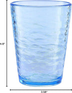 KLIFA- RIPPLE- 16 & 22.5 ounce, Acrylic Tumbler & Highball Drinking Glasses Cups - Image 9