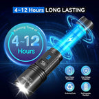 3Pack Rechargeable Flashlights 10000 High Lumens, Super Bright Flashlight - Image 4