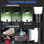 Rechargeable Flashlights High Lumens, 7Mode LED Flashlight Rechargeable - Image 3