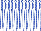 Paracord Keychain Paracord Bag Charm 12pcs Braided Nylon Rope Keychain Cord by Cmidy