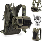 2-in-1 Hydration Backpack & Tactical Chest Pack by CLTAC