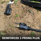 YOJOE Indoor Outdoor Extension Cord, 3 Prong 10A Weatherproof Power Cord - Image 5