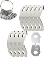 NACETURE Aluminum Alloy Rope Tensioner Tent Guyline Cord Adjuster by NACETURE