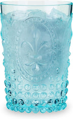 Twine Embossed Acrylic Colorful Drinking Glasses, Durable Shatterproof Tumblers - Image 12