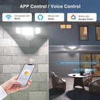 Onforu 55W Smart LED Flood Lights Outdoor, Tunable 2700K-6500K, APP Control - Image 2