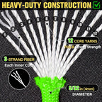 Paracord Rope 750 lb - 200ft 5/32" Parachute Cord 4MM 12-Strand para Cord - - Image 3