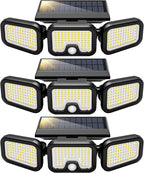 VIVOHOME Solar Flood Lights Outdoor, 256 LED 2500LM Motion Sensor Lights by VIVOHOME