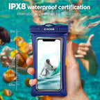 CACOE Universal Waterproof Phone case 2 Pcs-Up to 7.0", Phone Pouch - Image 4