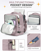Travel Backpack Carry On Flight Aapproved Personal Item Travel Bag Mochila De - Image 4