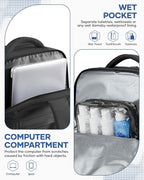 Vacuum Backpack Travel with Pump, Large Travel Backpack with Vacuum System - Image 4