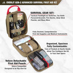 Everlit Survival Upgraded Survival First Aid Kit Emergency Gear Trauma Kit - Image 2