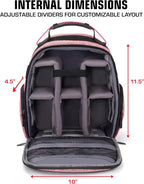 USA Gear Audio Equipment Backpack Fits Audio-Technica System 10, Shure BLX4 - Image 2