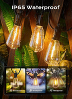 Brightown Outdoor String Lights, 200FT 64+2 LED ST38 LED Patio Lights - Image 3
