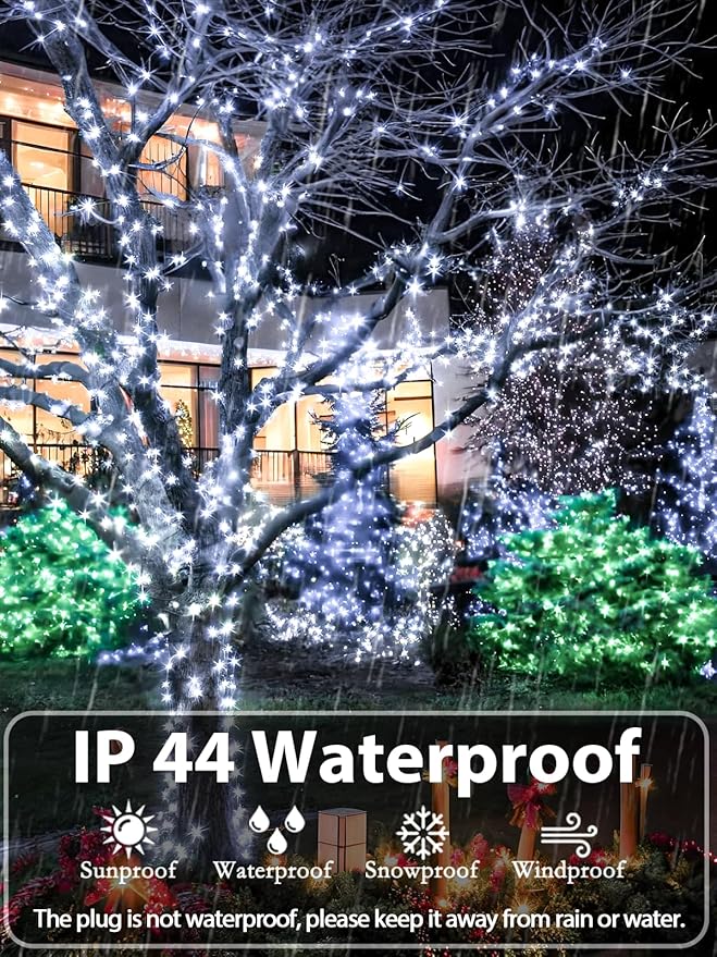 Upgraded Super Long 264FT 800 LED Christmas String Lights Outdoor & Indoor - Image 4