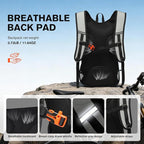 Ultra-Light Soft Daypack 15L/20L, Cushioned Breathable Back Panel Backpack - Image 3