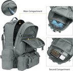 CVLIFE Tactical Backpack Military Army Rucksack 60L Large Assault Pack - Image 3