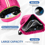 JELUTAR Drawstring Backpack Gym Bag - Image 3