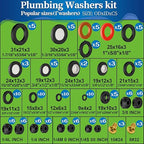ZDBB 1075 Pcs 3-in-1 Spigot Repair Washers & Hose Gasket & Faucet O-Rings Kit - Image 4