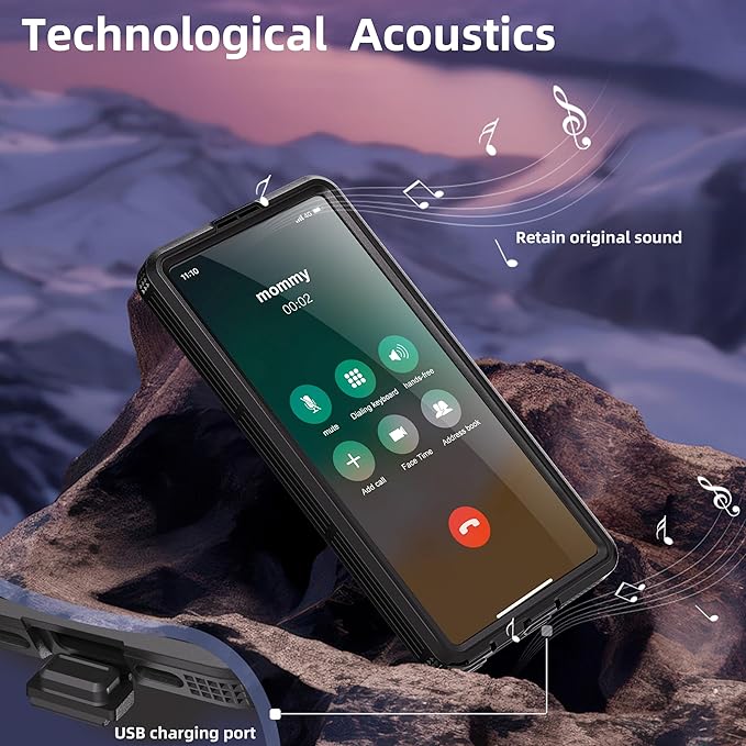 for Samsung Galaxy S25 Ultra Case, Rugged Full Body Underwater Protective Cover - Image 4