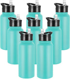 VEGOND 32 oz Insulated Water Bottle Bulk Stainless Steel Metal Water Bottles by VEGOND