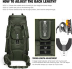 Mardingtop 75L Molle Hiking Internal Frame Backpacks - Image 6