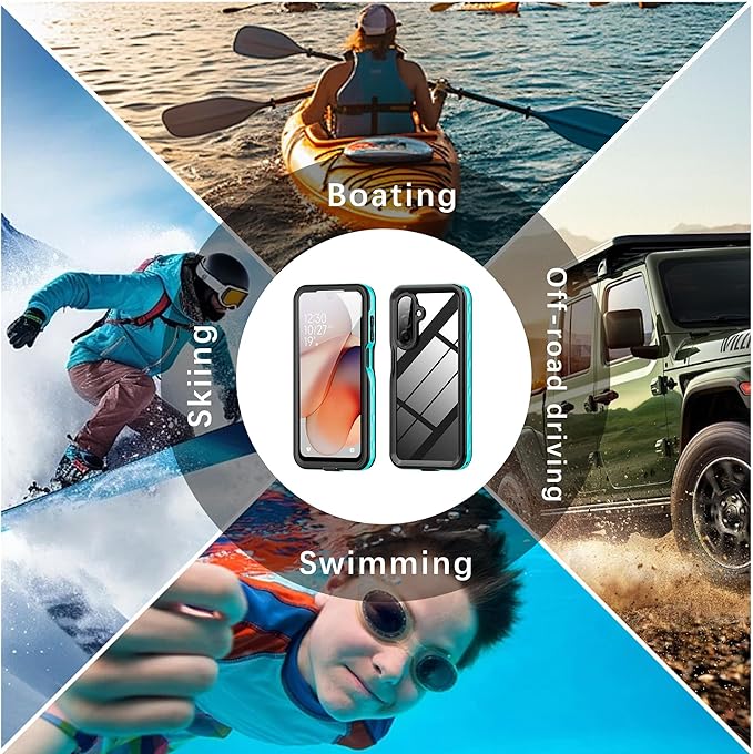 DINGXIN Waterproof Case for Samsung Galaxy A17 5G IP68 Certified Dustproof - Image 7