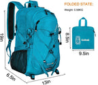 Goloni 45L Hiking Backpack Lightweight Foldable, Waterproof Camping Backpack - Image 2