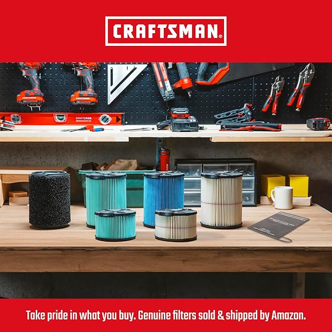 CRAFTSMAN CMXEVBE18690 9 Gallon 4.25 Peak HP Wet Dry Vac, Portable Shop Vacuum - Image 5