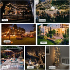 DAMAING Outdoor 100FT Globe String Lights - Image 7