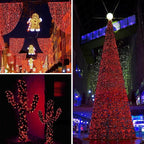 Solar Christmas String Lights Outdoor Waterproof 2PK 500LED 180FT Twinkle Lights - Image 3
