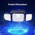 BrizLabs Solar Outdoor Lights, 3 Modes Motion Sensor LED Security Lights - Image 9