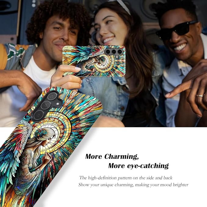 Compatible for Samsung Galaxy S25 Plus 5G Case, Dual Layer Heavy Duty 2 in 1 - Image 4