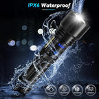 Sigoobal Flashlight LED Rechargeable Flashlights High Lumens, 000 LM Super - Image 6