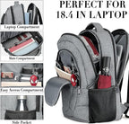 BIKROD 45L Extra Large Travel Laptop Backpack - Image 3