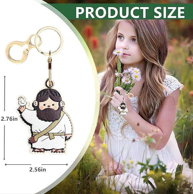 Leather Keychain Holder Case Compatible - Image 2