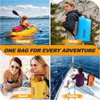 Waterproof Dry Bag, 5L/10L/20L/30L/40L Roll Top Lightweight Storage Backpack - Image 6