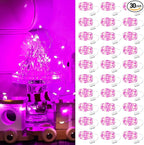 ZSJWL 30 Pack Pink Fairy Lights Battery Operated, 7Ft 20LED Mini String Light by ZSJWL