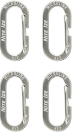 Nite IZE MicroLink Carabiner, Stainless Steel Mini Key Rings - Image 3