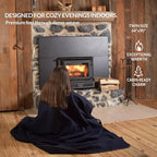Military Style Wool Blanket – Cushioned, Breathable, Warm & Washable – - Image 2