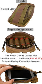 Tactical Molle Admin Pouch Chest Rig Small Molle Chest Pouch Utility MOLLE/Belt - Image 5